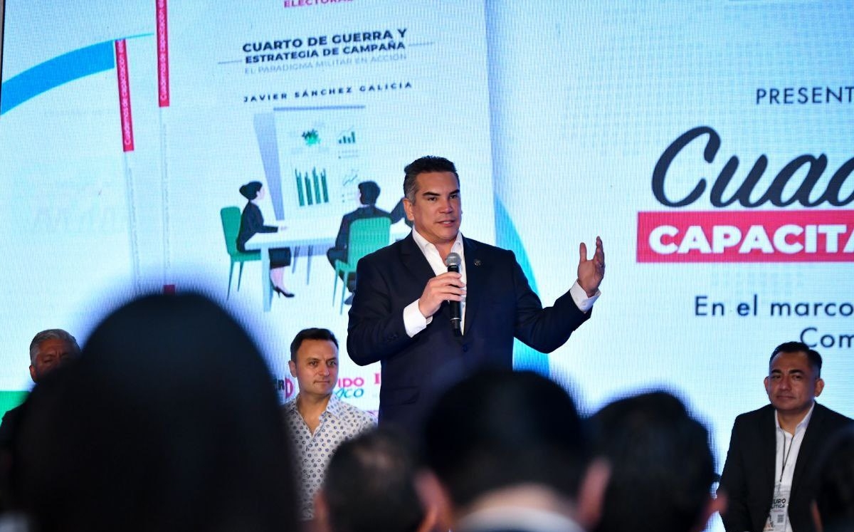 Alejandro Moreno durante la Cumbre Mundial de Comunicación Política. (Especial)
