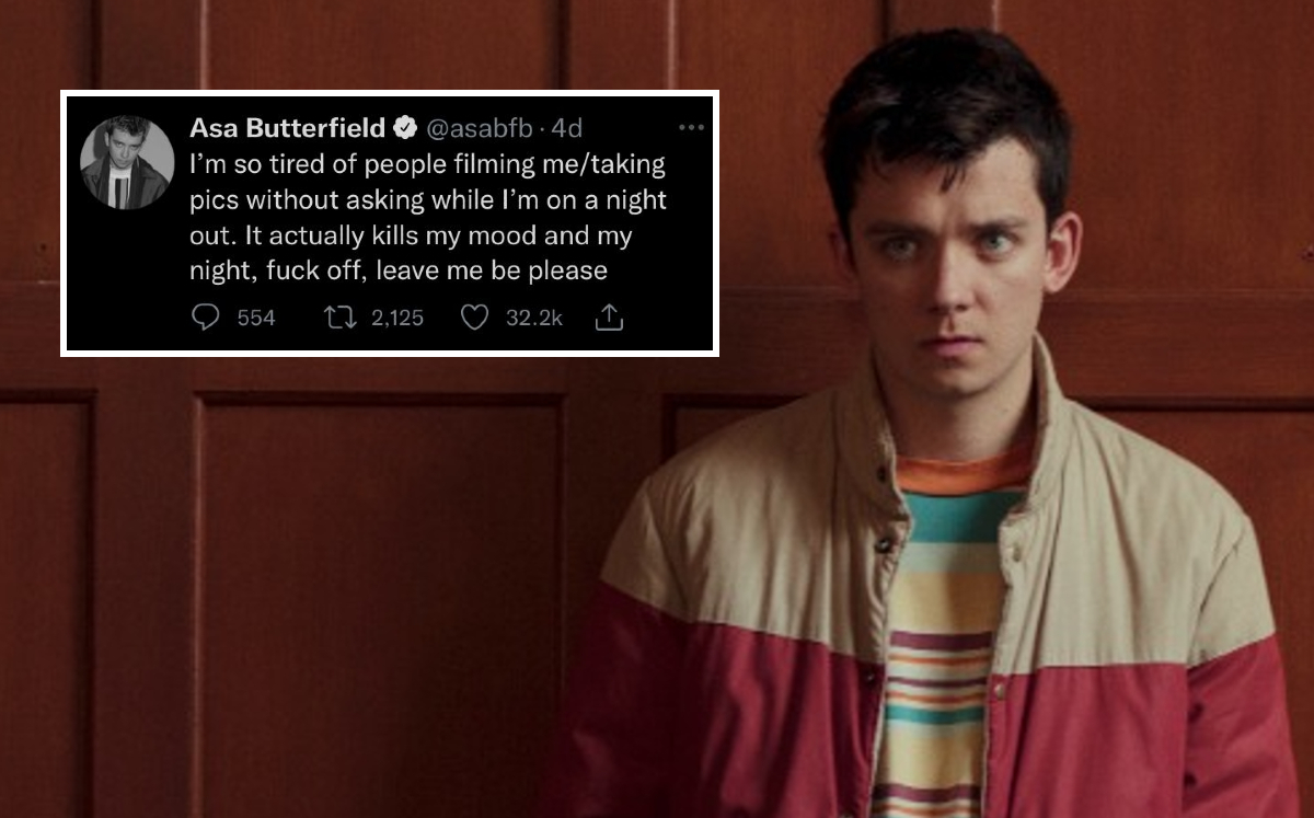 Asa Butterfield, de 'Sex Education', arremete contra fans (Especial).
