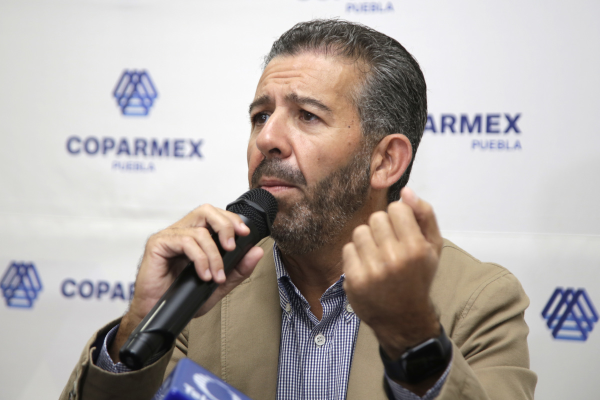 Fernando Treviño, presidente de Coparmex, Puebla. (Agencia Enfoque)