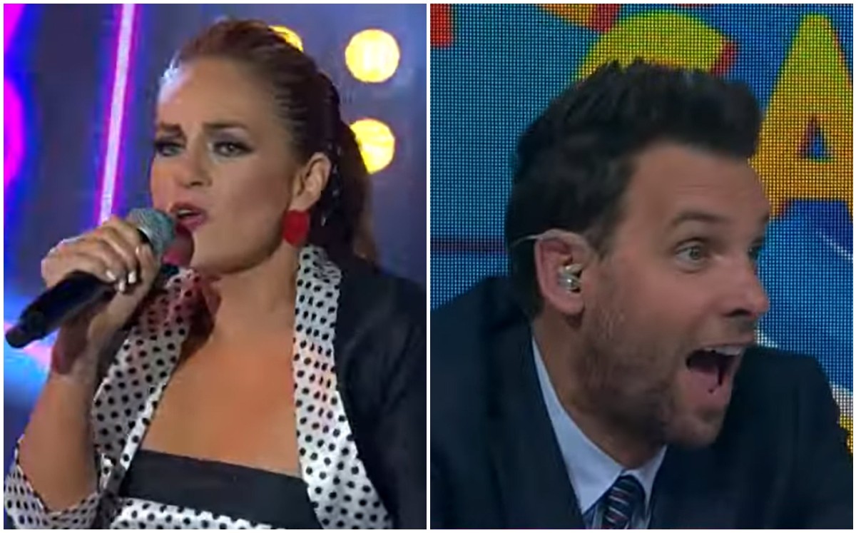 Flor Rubio rompe su vestido en 'Venga la Alegría' (Especial).