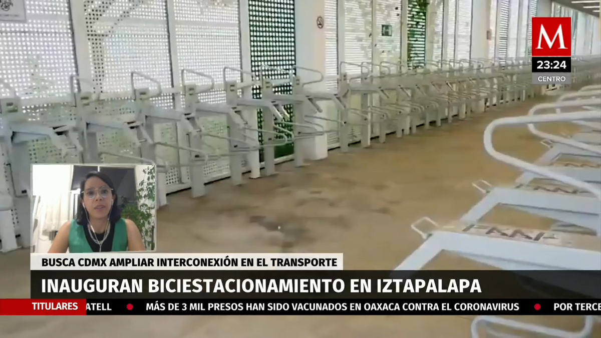 Inauguran biciestacionamiento Escuadrón 201 en Iztapalapa