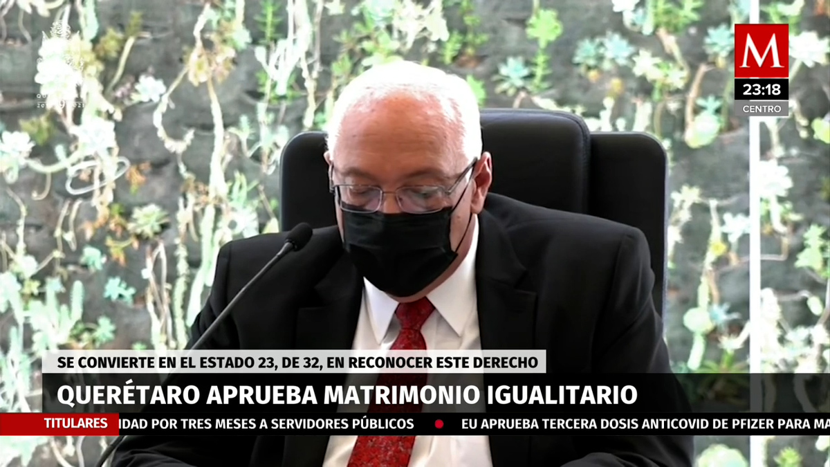 Matrimonio igualitario es aprobado en Congreso de Querétaro