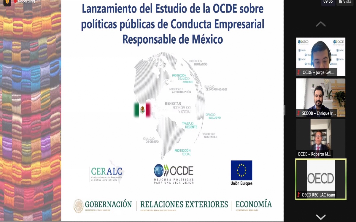 La OCDE lanza el estudio sobre políticas públicas sobre conducta empresarial en México| Especial