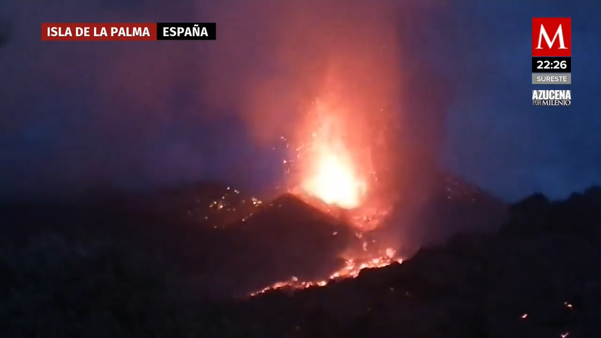 Alerta en España por erupción de volcán Cumbre Vieja