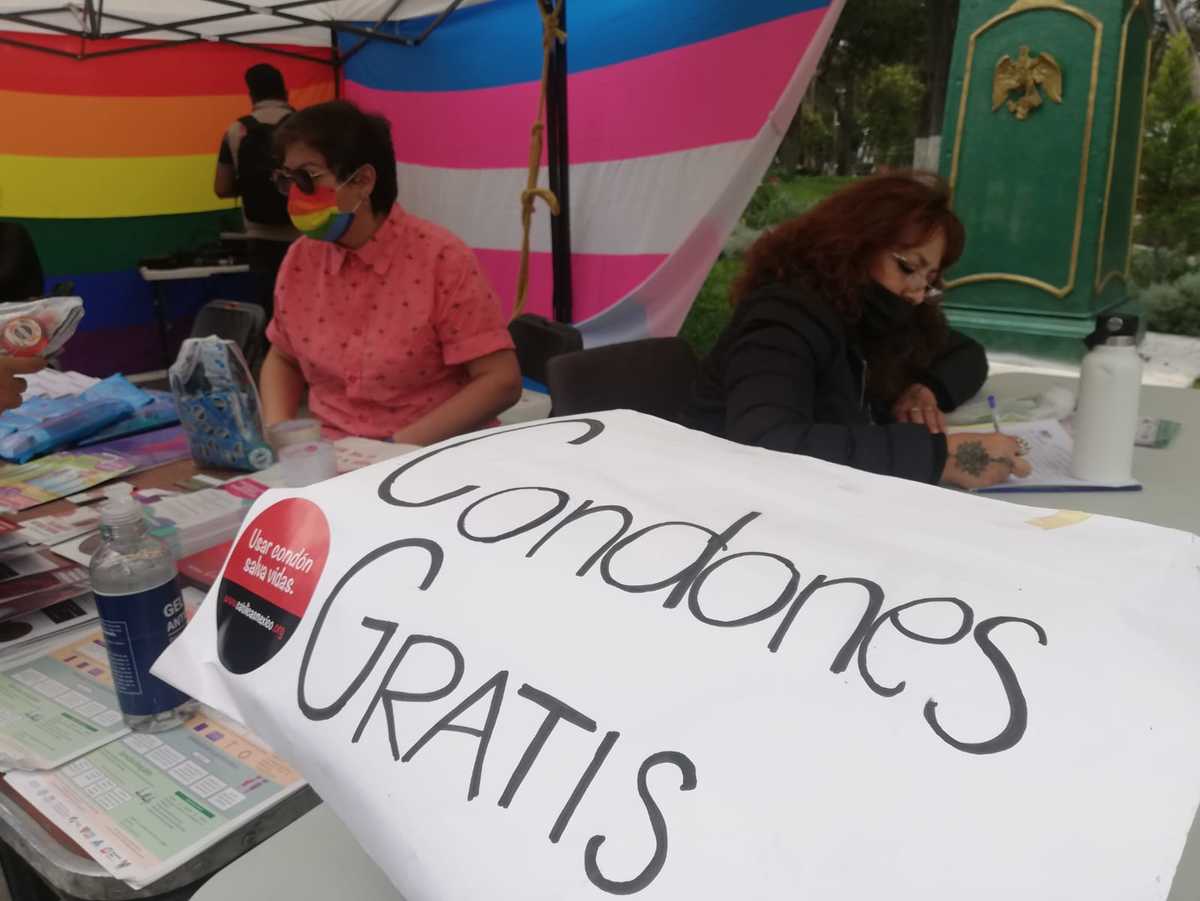 Feria de Salud Sexual en el Parque Hidalgo