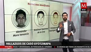 Infografía de hallazgos de caso Ayotzinapa