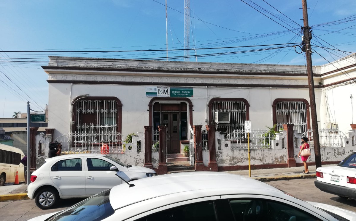 Instituto Nacional de Migración en Tampico. (Reynaldo Gutierrez)