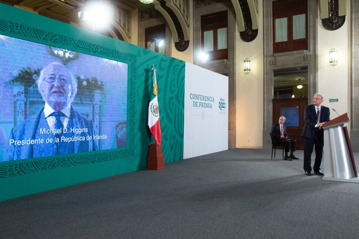 Presidente de Irlanda felicita a México por aniversario de Independencia