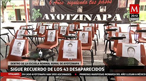 Sigue el recuerdo de los 43