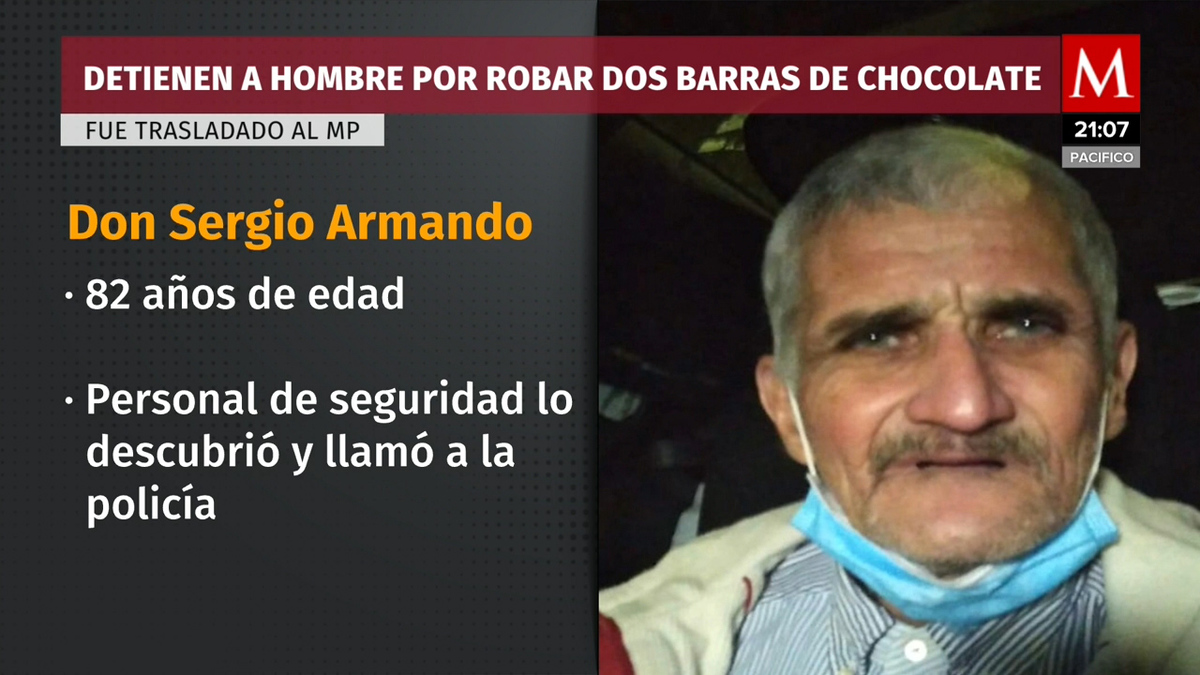 Don Sergio, fue puesto a disposición de las autoridades por robar