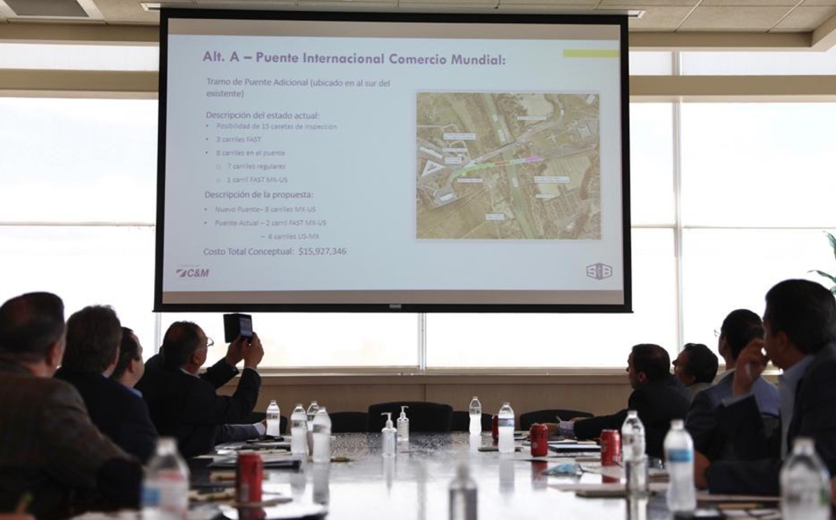 Proyecto de ampliación del puente 3 de Nuevo Laredo. (Gobierno de Tamaulipas)