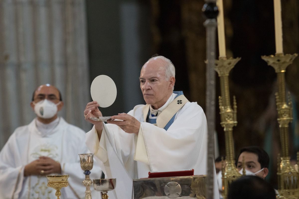 Cardenal Carlos Aguiar Retes, líder de la Iglesia Católica mexicana. (Cuartoscuro / Archivo)