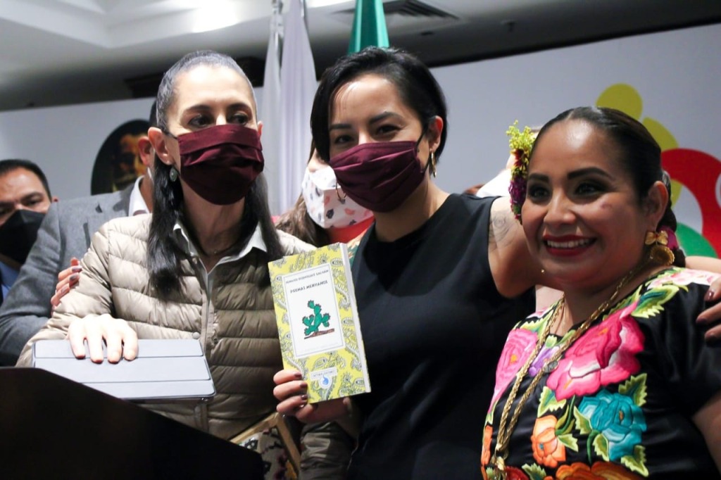 Claudia Sheinbaum, jefa de Gobierno de la CdMx y Susana Ángeles, presidenta municipal de Tizayuca. (Especial)