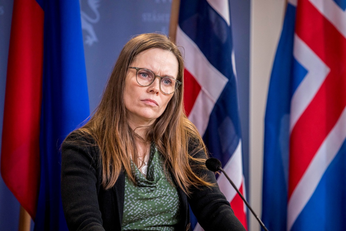 Katrin Jakobsdottir, la primera ministra de Islandia. (Reuters / Archivo)