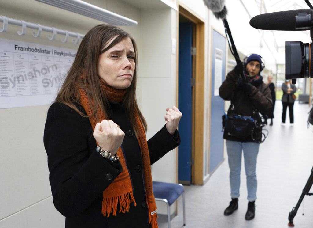 Katrin Jakobsdottir, primer ministra de Islandia. | AP