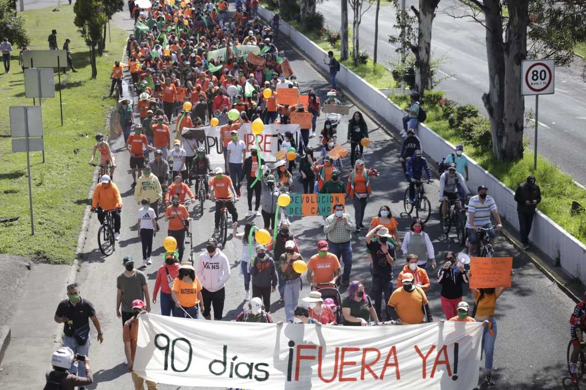 Marchan de los estudiantes Udlap para que liberen instalaciones | Andrés Lobato