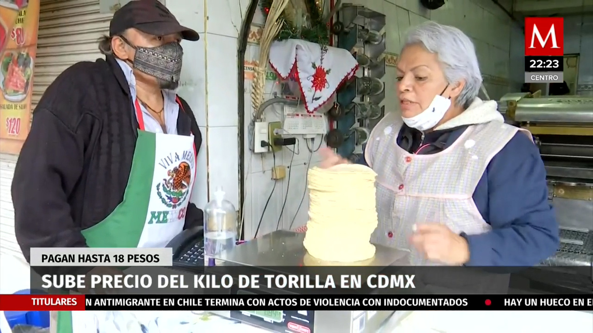 Precio de tortilla sigue subiendo a agosto: GCMA