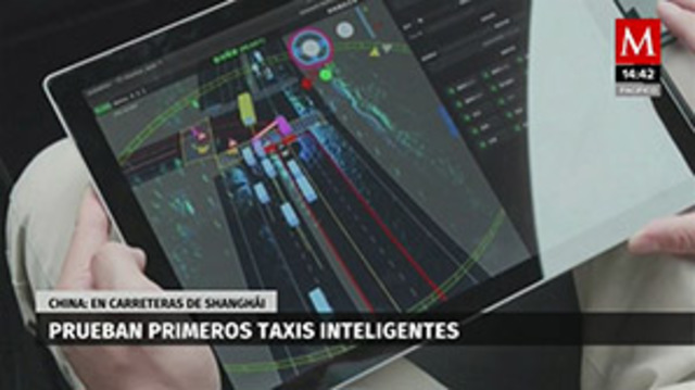 Prueban primeros taxis inteligentes en Shanghái