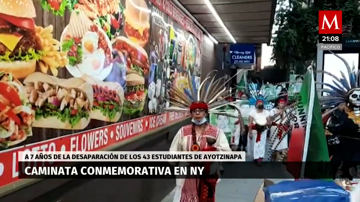 En Nueva York exigen justicia por los 43 de Ayotzinapa