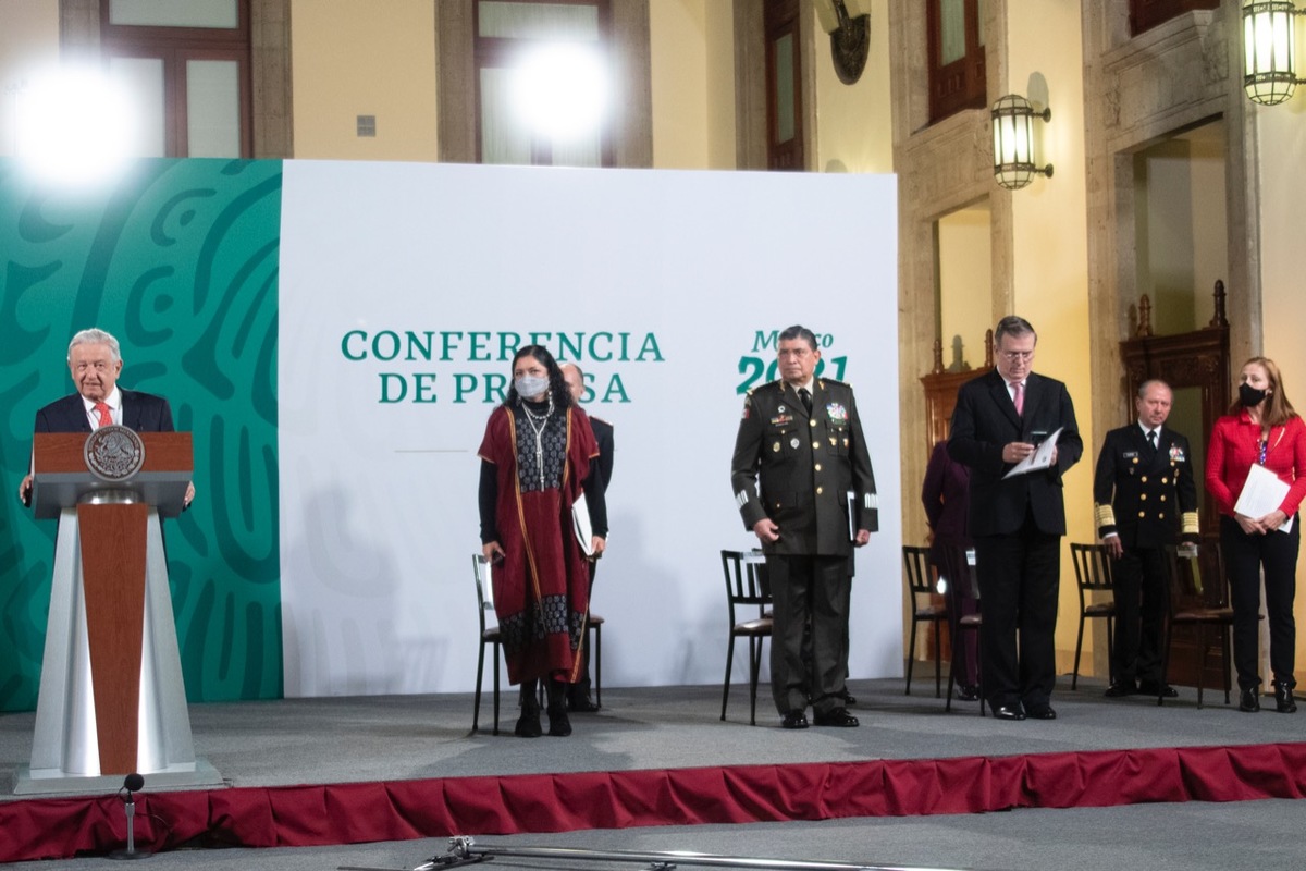 Gabinete del Presidente en La Mañanera hoy 27 de septiembre