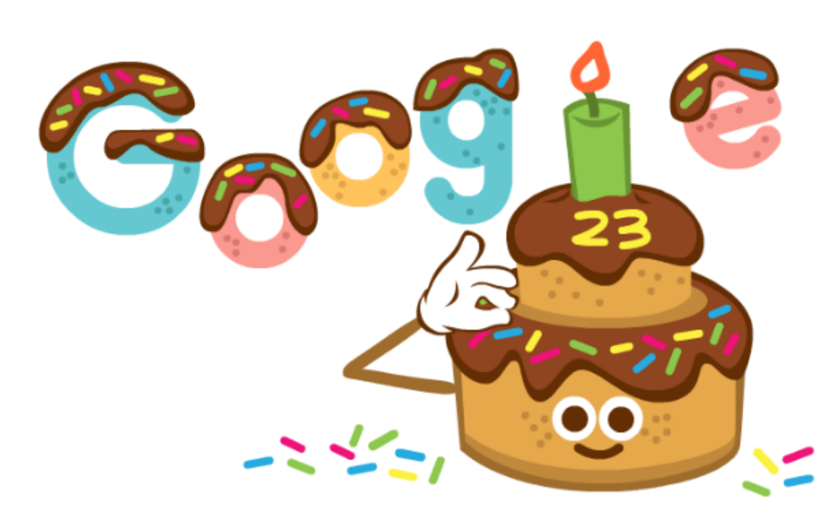 Google cumple 23 años.