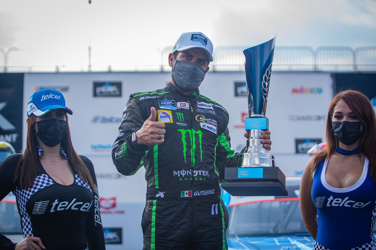 Manolín Gutiérrez, piloto tampiqueño de Nascar Peak México.