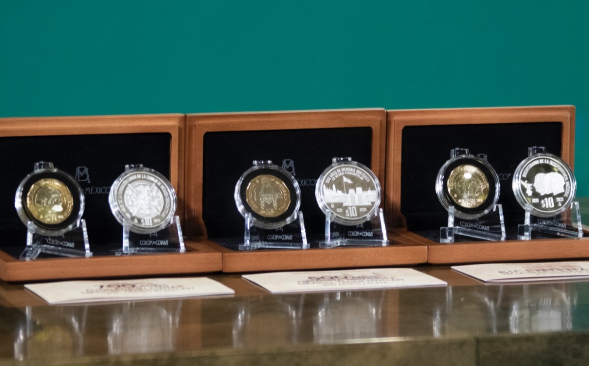 Monedas conmemorativas aculadas por Casa de Moneda de México. ESPECIAL