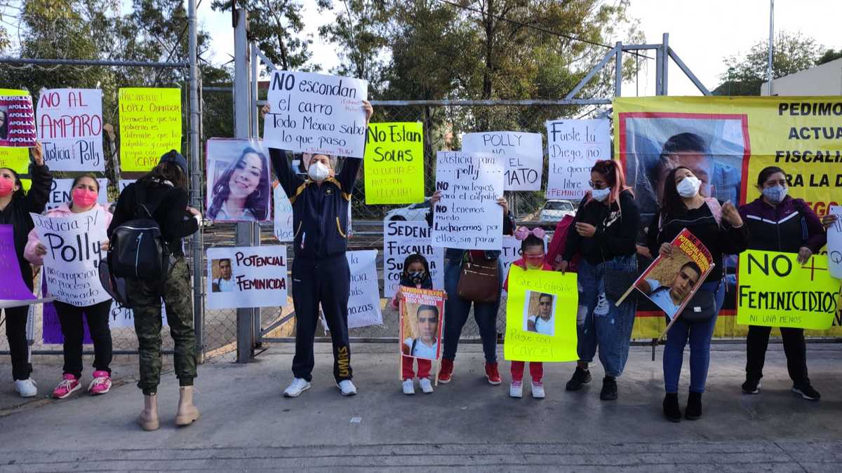 Protesta en el reclusorio Oriente para exigir justicia para 'Polly'. | Carlos Vega