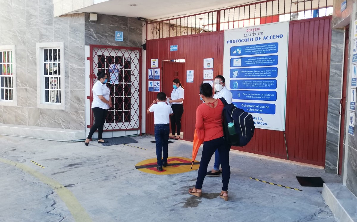 Regreso a clases presenciales en Tamaulipas. (Antonio Campus)
