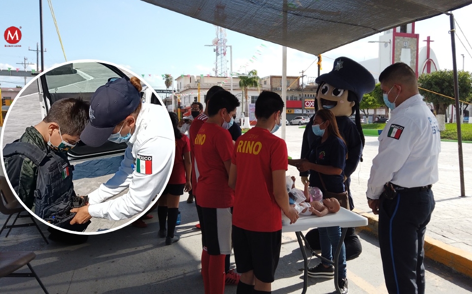 SSP realizó el programa "Prevención Juvenil" en Río Bravo y Valle Hermoso