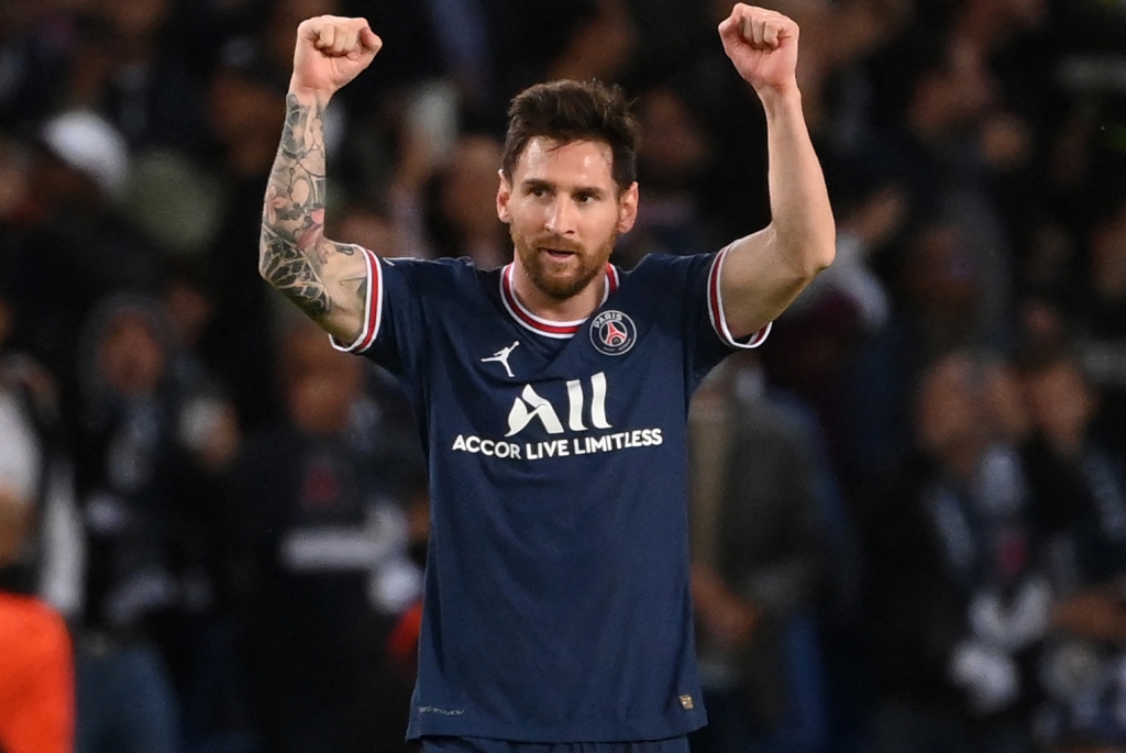 Gol de Lionel Messi con el PSG (AFP)