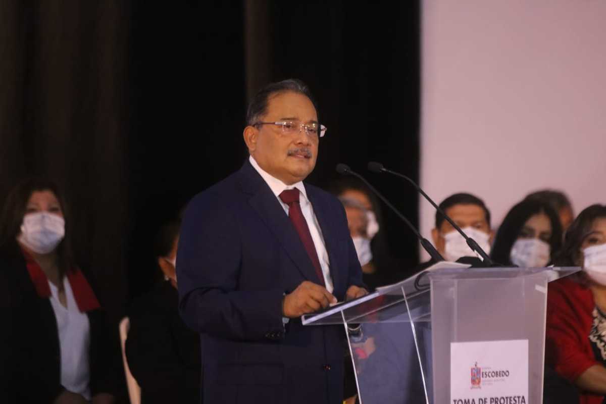 Andrés Mijes, alcalde de Escobedo, Nuevo León. Foto: Leonel Rocha.