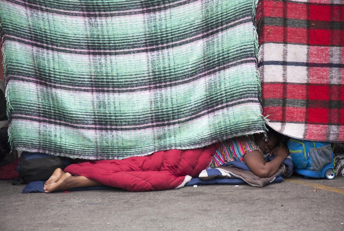 Haitianos cambian sueño americano por una oportunidad en México. (AFP).
