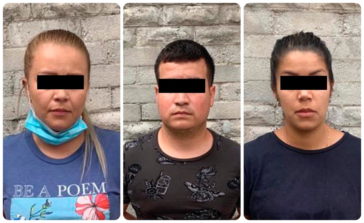Karen, Sergio y Erika son los detenidos. (Especial)