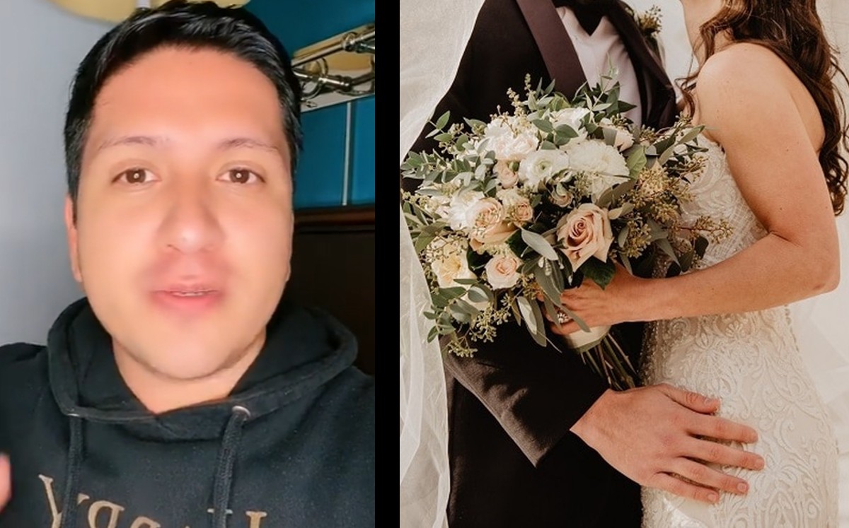 Tiktoker muestra racismo de novia: dividió a todos por color de piel. (Especial)