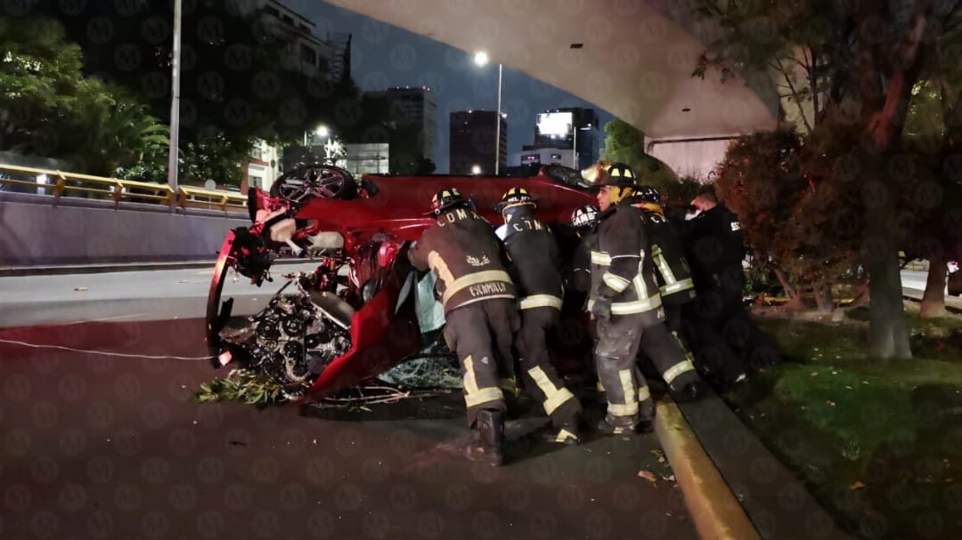 Volcadura de auto en Circuito Interior | Jorge Becerril
