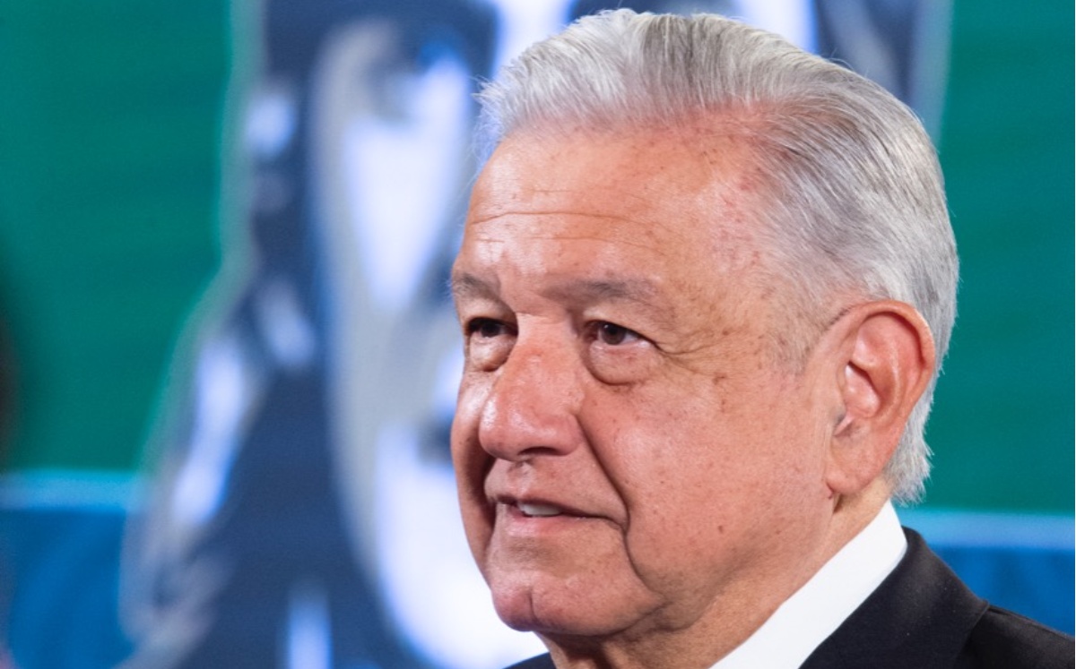 Andrés Manuel López Obrador durante su conferencia matutina en Palacio Nacional. ESPECIAL