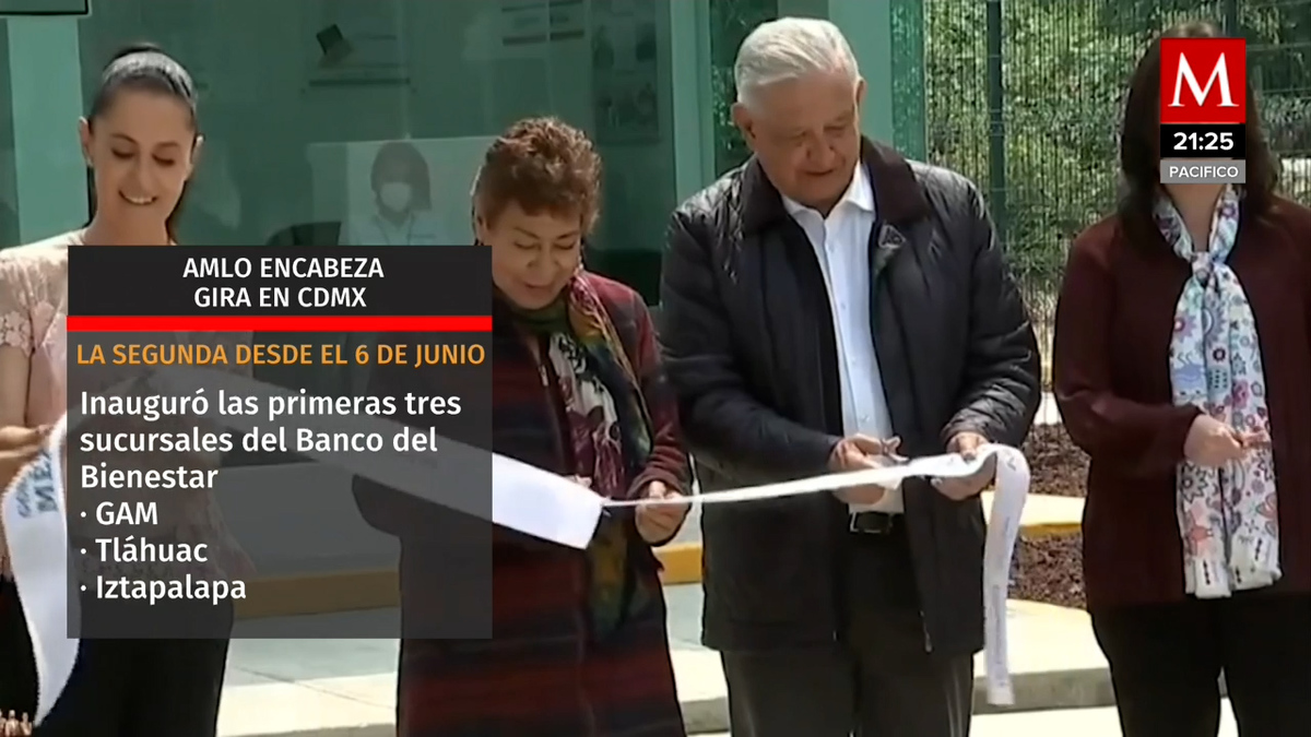 Banco del Bienestar CdMx. AMLO inaugura primera sucursal en GAM