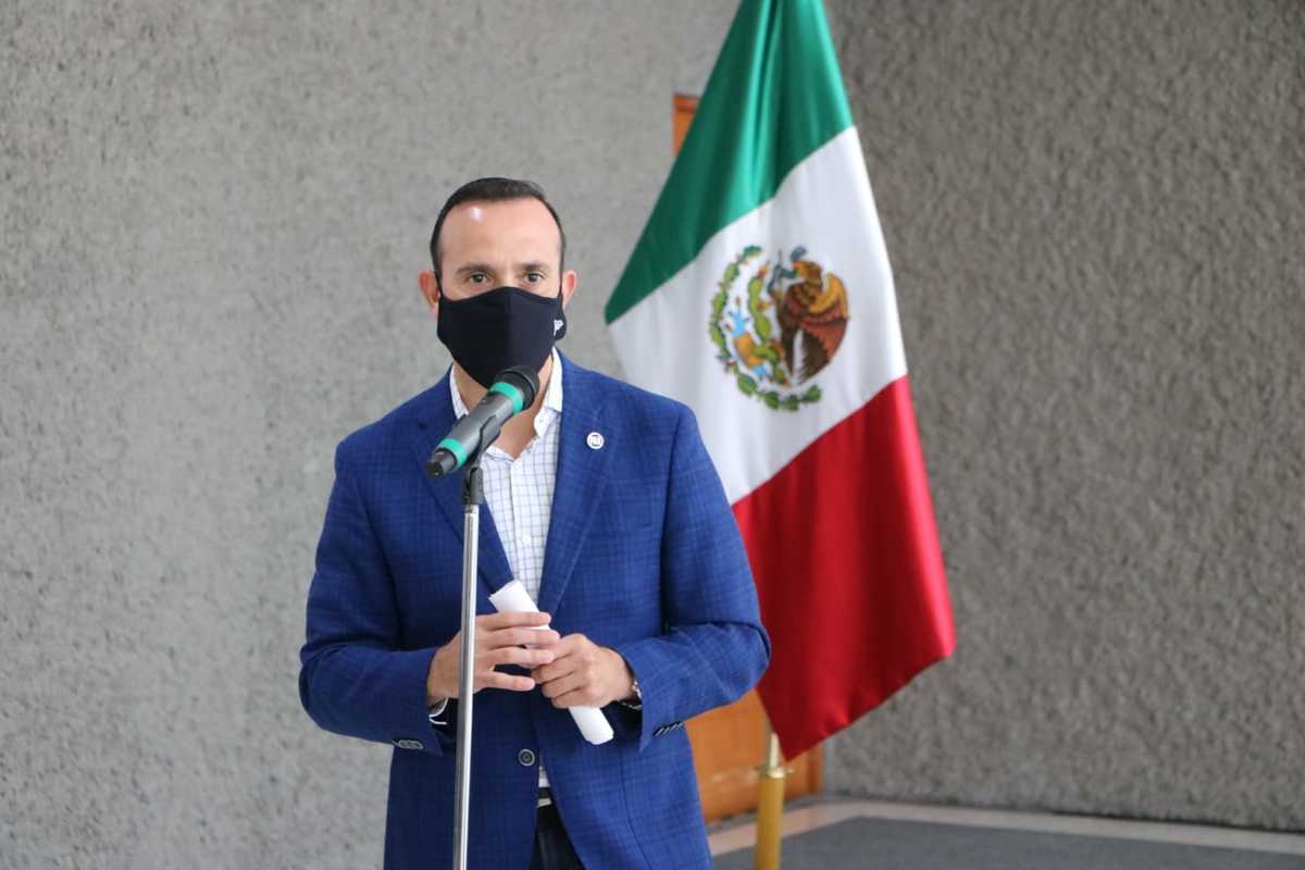 Carlos de la Fuente, coordinador del PAN en Congreso de Nuevo León. Foto: Especial.