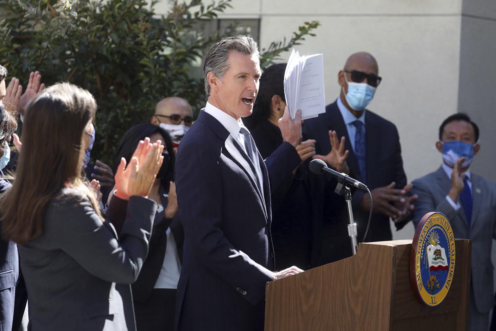 Gavin Newsom, Gobernador de California. / Fotografía: AP.
