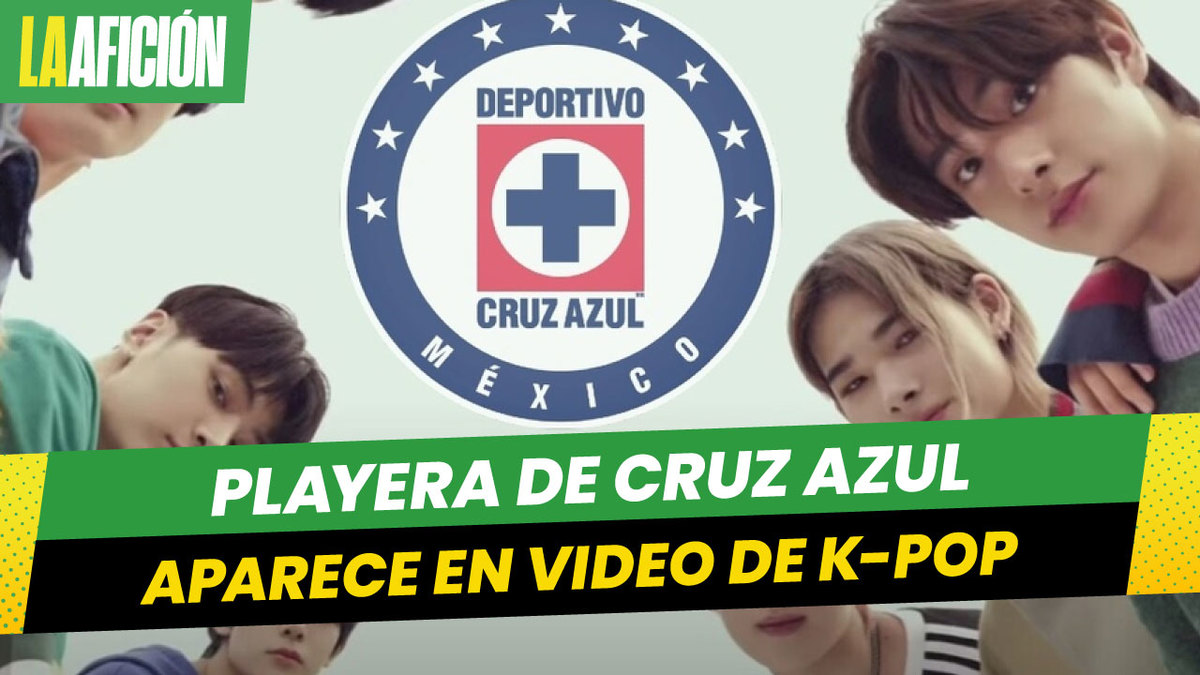 Playera de Cruz Azul aparece en video de una banda de K-Pop