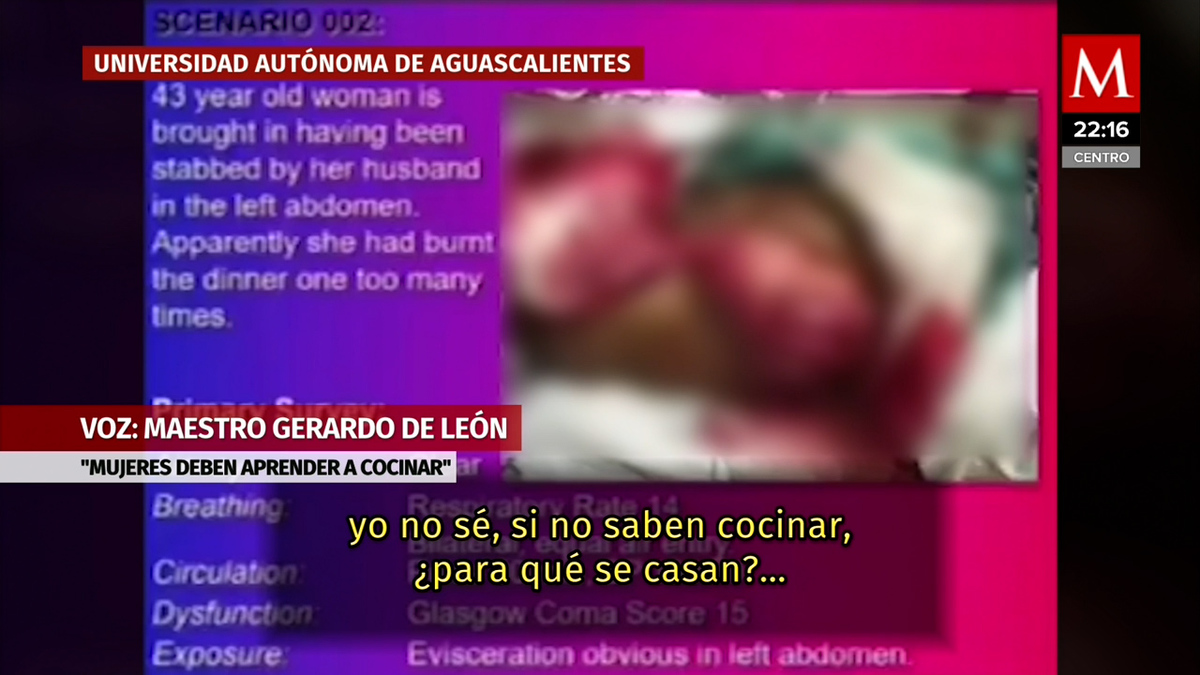 Profesor universitario emitio comentarios machistas en plena clase