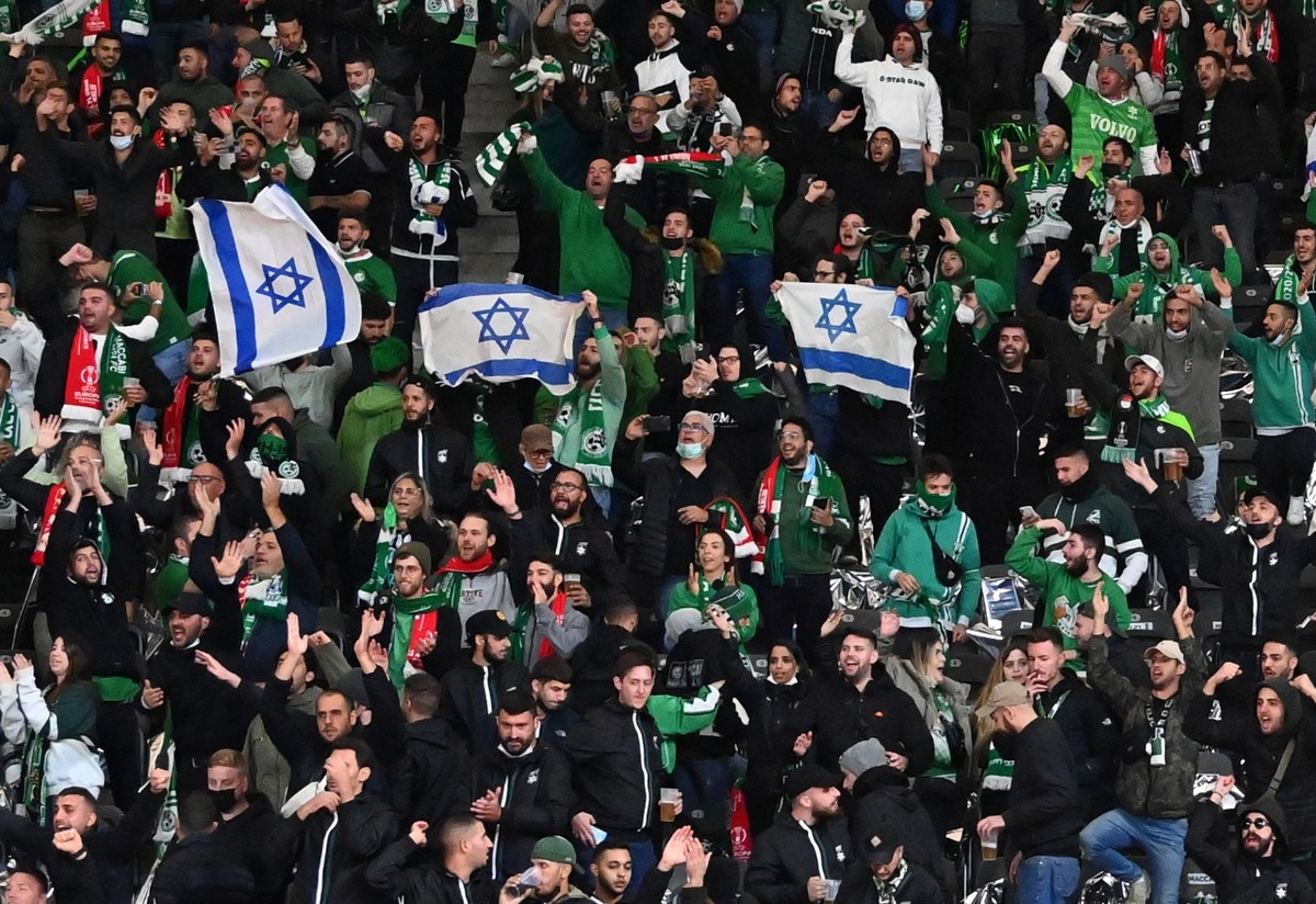 Aficionados del Maccabi Haifa (AFP)