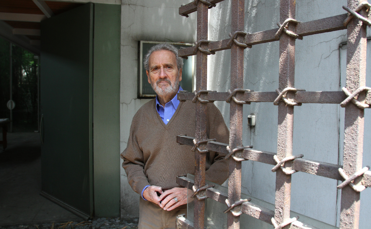 El artista plástico y diseñador Vicente Rojo. (Foto: Héctor Téllez)