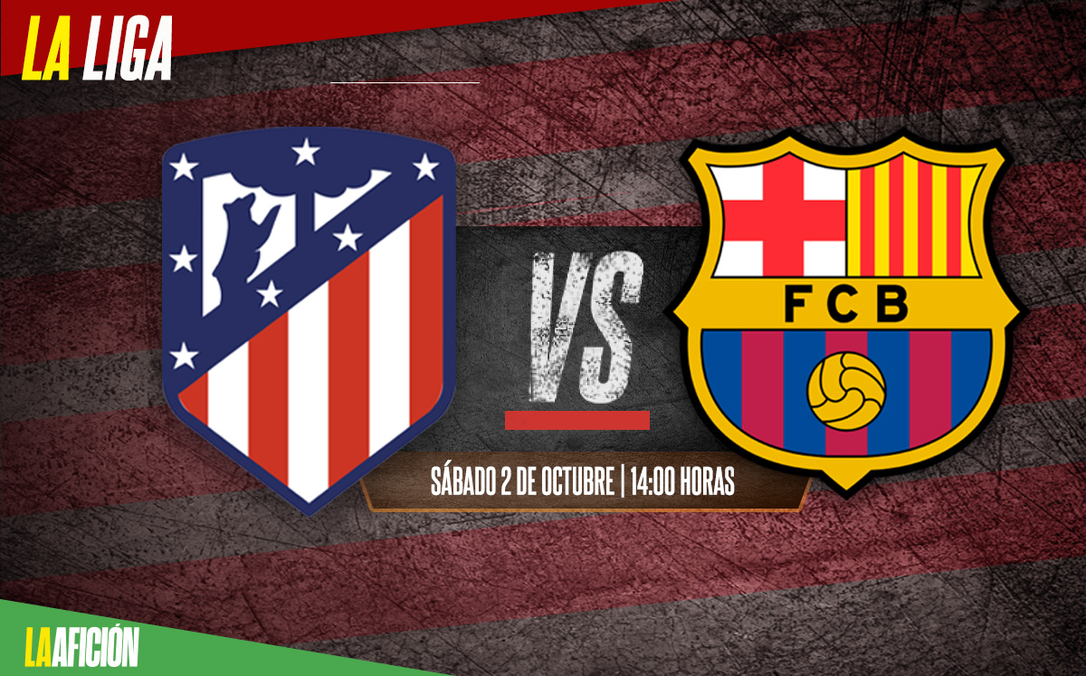 Atlético de Madrid vs Barcelona, agenda