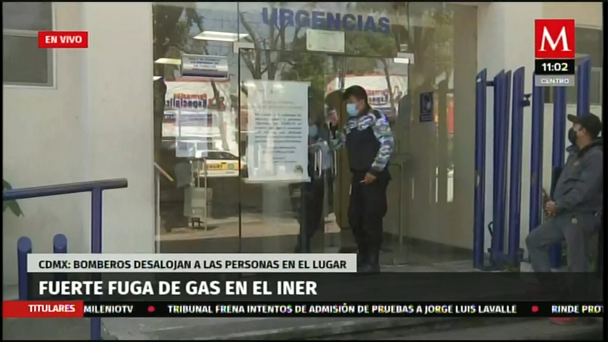 En CdMx, se reporta fuerte fuga de gas en el INER