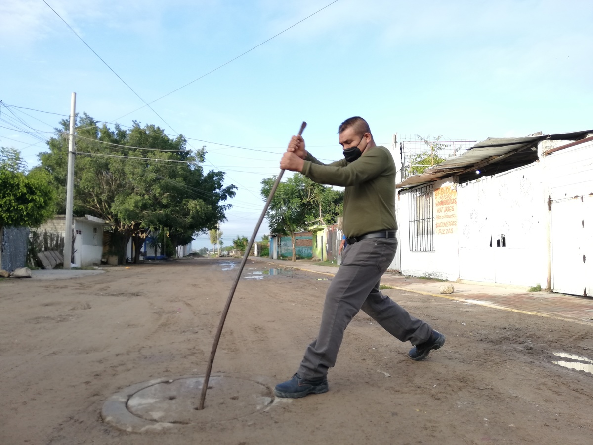 Obra inconclusa trae dolores de cabeza a vecinos de la colonia Ampliación San Francisco