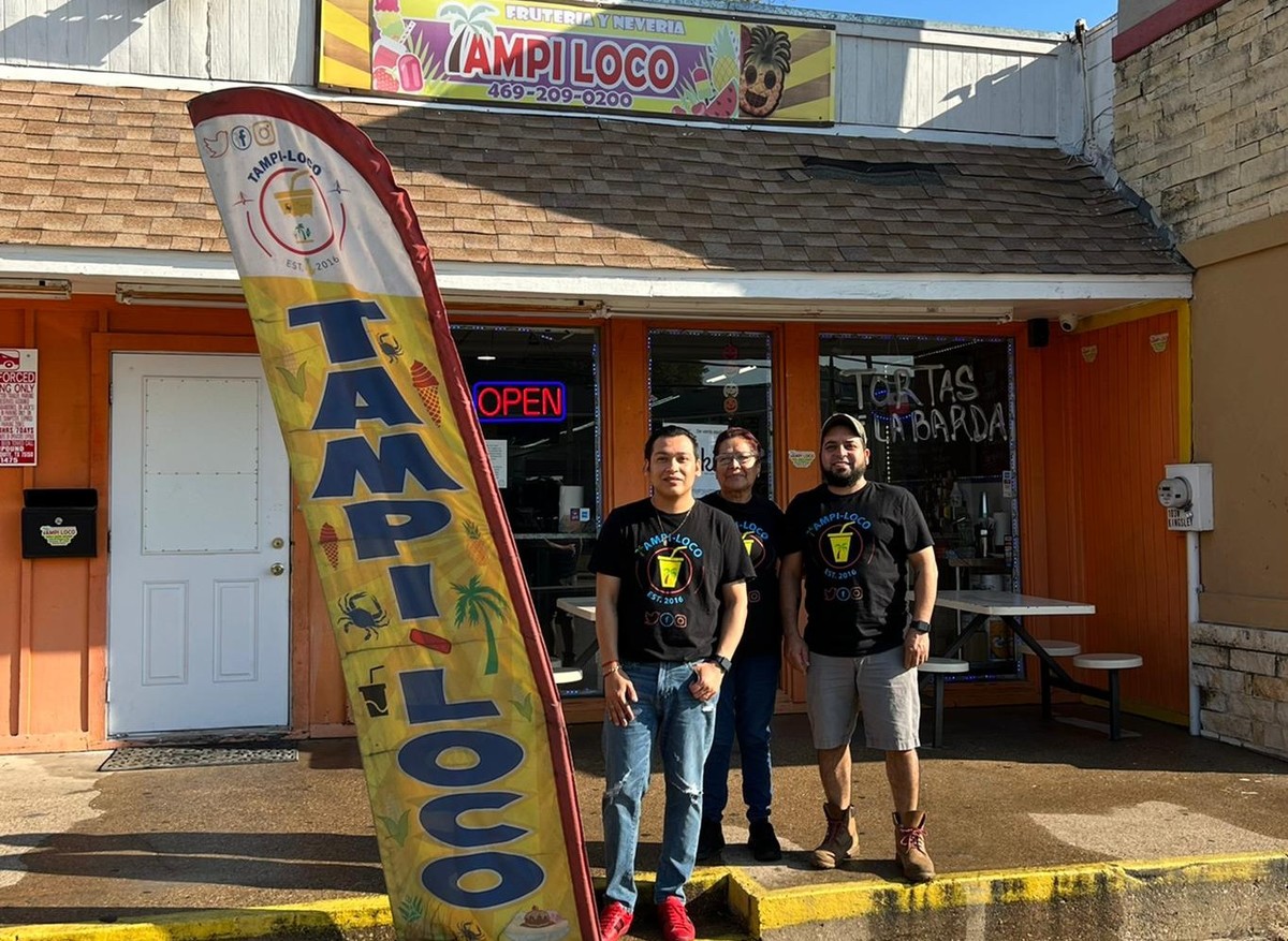 Tampilocotxs, negocio de comida de Tampico en Dallas, Texas.