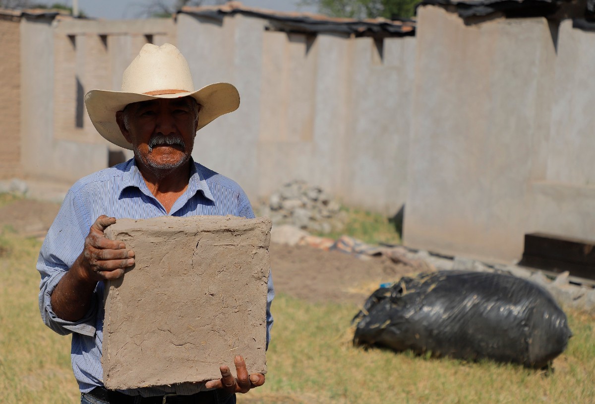 El adobe, un elemento que por años fue utilizado en las antiguas construcciones en La Laguna. | Especial