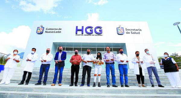 El mandatario inauguró ayer un hospital en Galeana. Especial